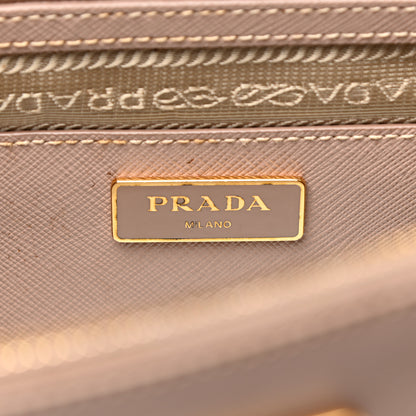 Prada Saffiano Small Galleria Double Zip Tote Cammeo 14 of 20