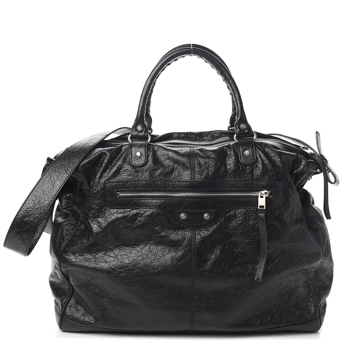 Balenciaga Agneau Classic Hardware Weekender Black 1 of 9