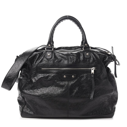Balenciaga Agneau Classic Hardware Weekender Black 1 of 9