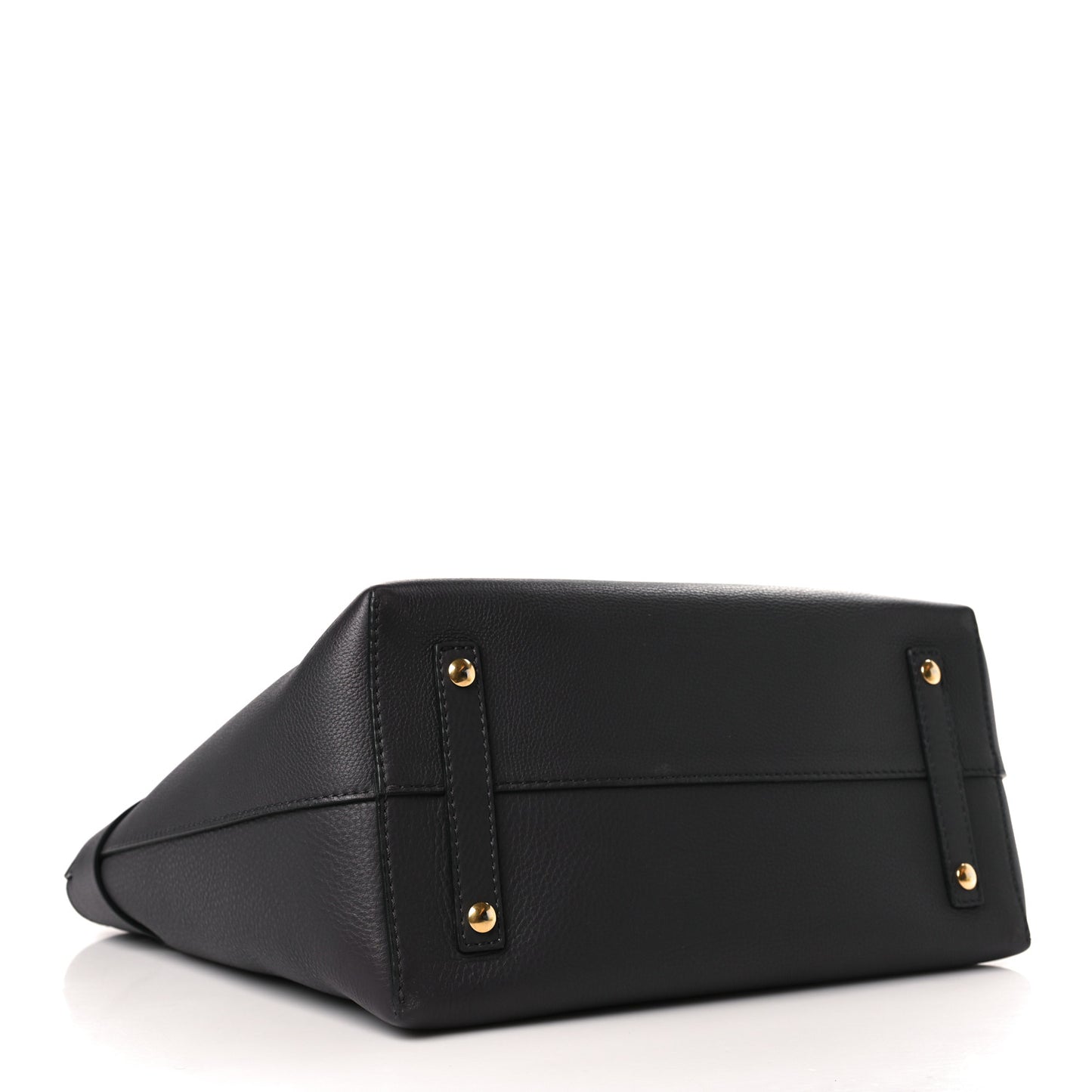 Soft Grain Calfskin Medium Belt Bag Marais Charcoal Grey