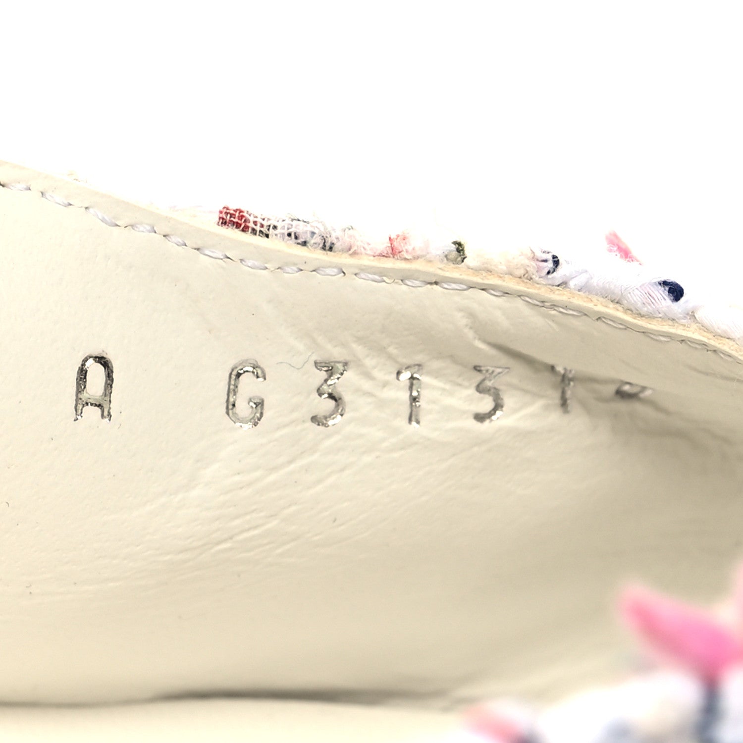 Chanel Tweed Lambskin Cap Toe CC Slingback Pumps 38 White Multicolor 6 of 8