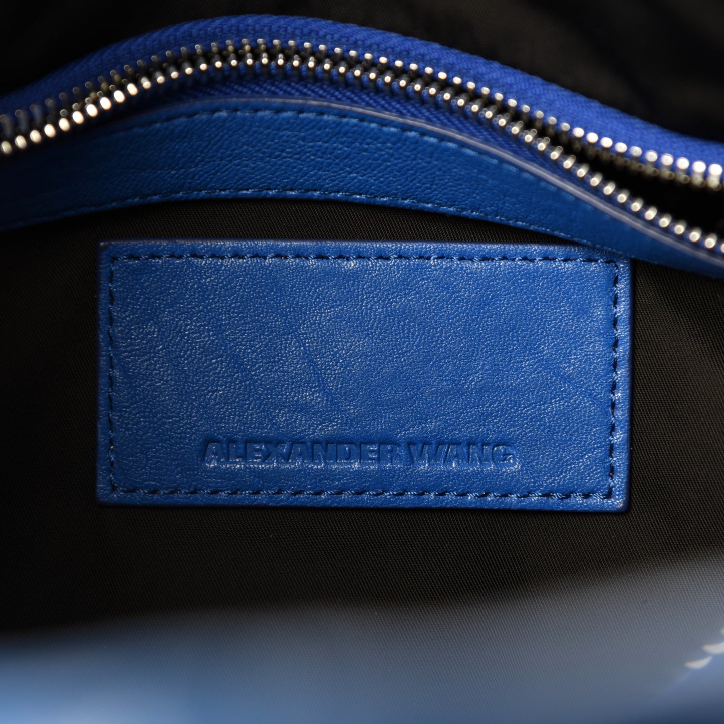Pebbled Lambskin Rocco Royal Blue