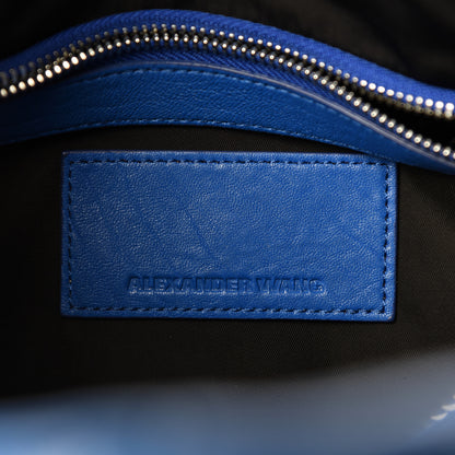 Alexander Wang Pebbled Lambskin Rocco Royal Blue 8 of 9