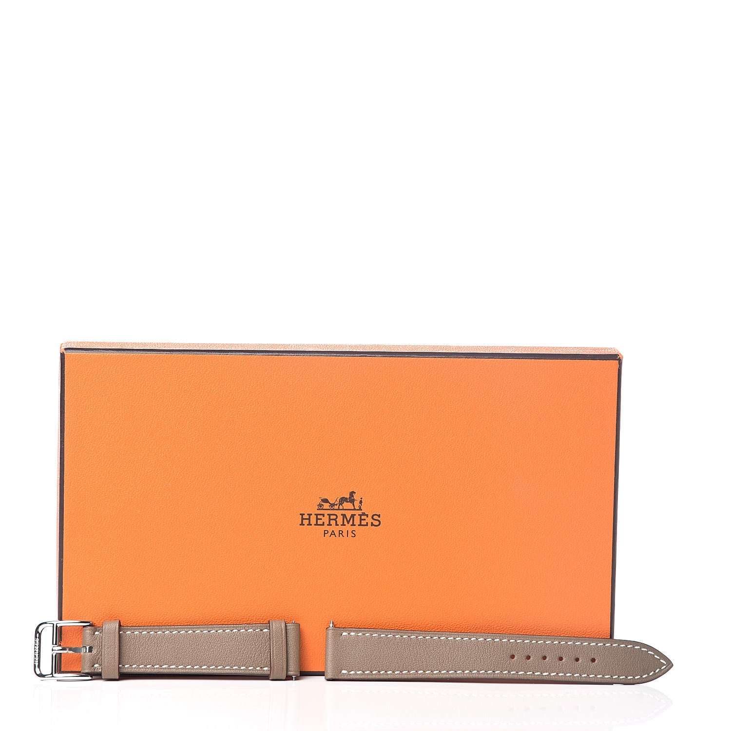 Hermes Swift Heure H PM Watch Strap Etoupe 4 of 4