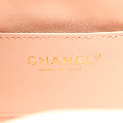 Chanel Metallic Caviar Quilted Mini Chanel 25 Handbag Copper 6 of 11