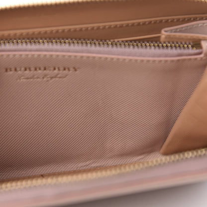 Burberry Trench Calfskin Zip Around Wallet Ash Rose 7 of 12