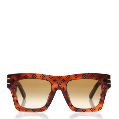 Louis Vuitton Acetate Blade Sunglasses Z1483W Tortoise 2 of 4