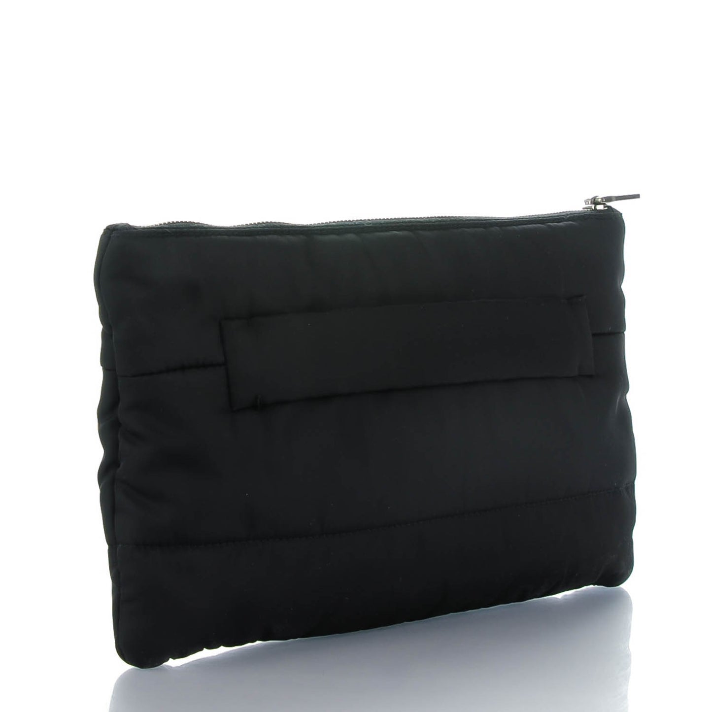 Tessuto Nylon Bomber Clutch Nero Black