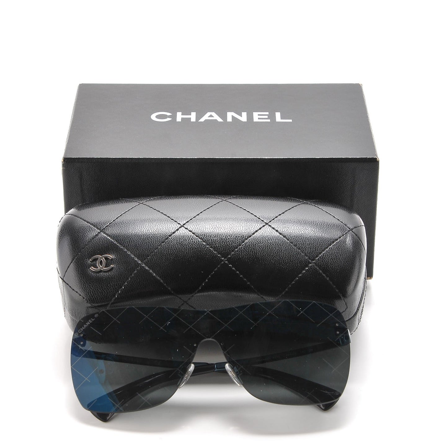 Shield Runway Sunglasses 4215 Metallic Blue