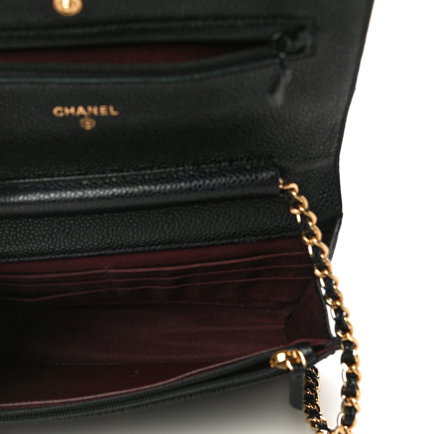 Chanel Caviar Quilted Wallet On Chain WOC Black 5 of 13