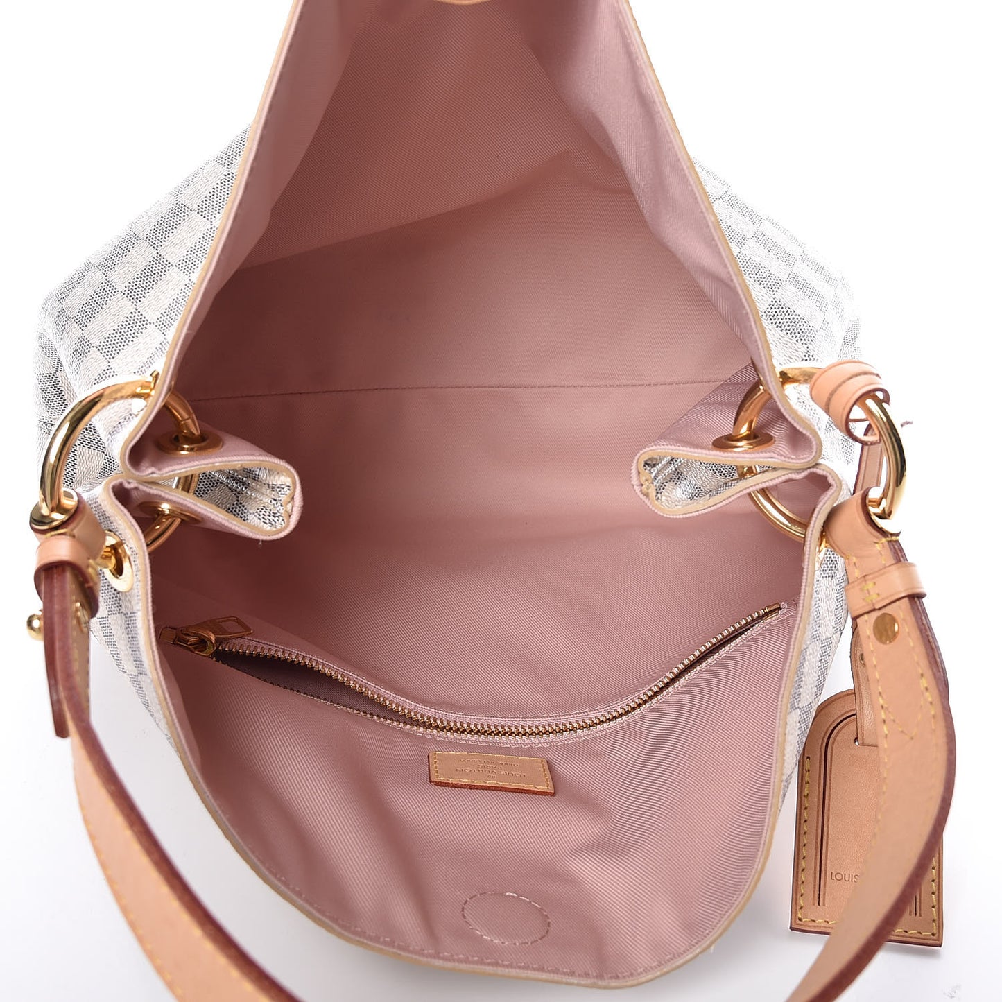 Damier Azur Graceful PM Rose Ballerine