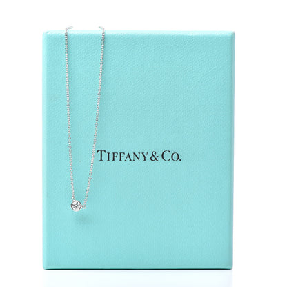Tiffany Platinum Diamond .14ct Elsa Peretti Diamonds by the Yard Pendant Necklace 8 of 8