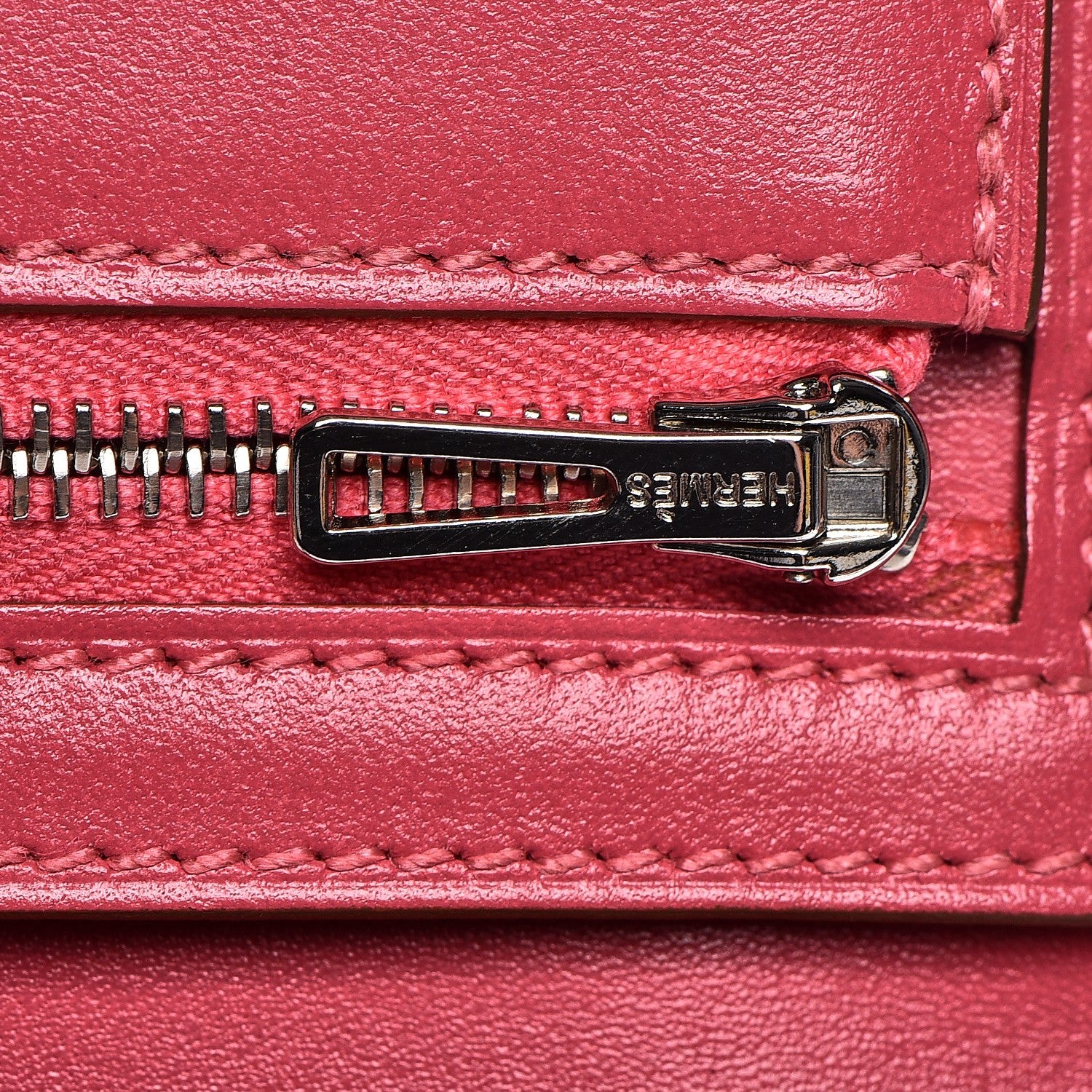 Hermes Tadelakt Bearn Gusset Wallet Rose Azalee 10 of 10