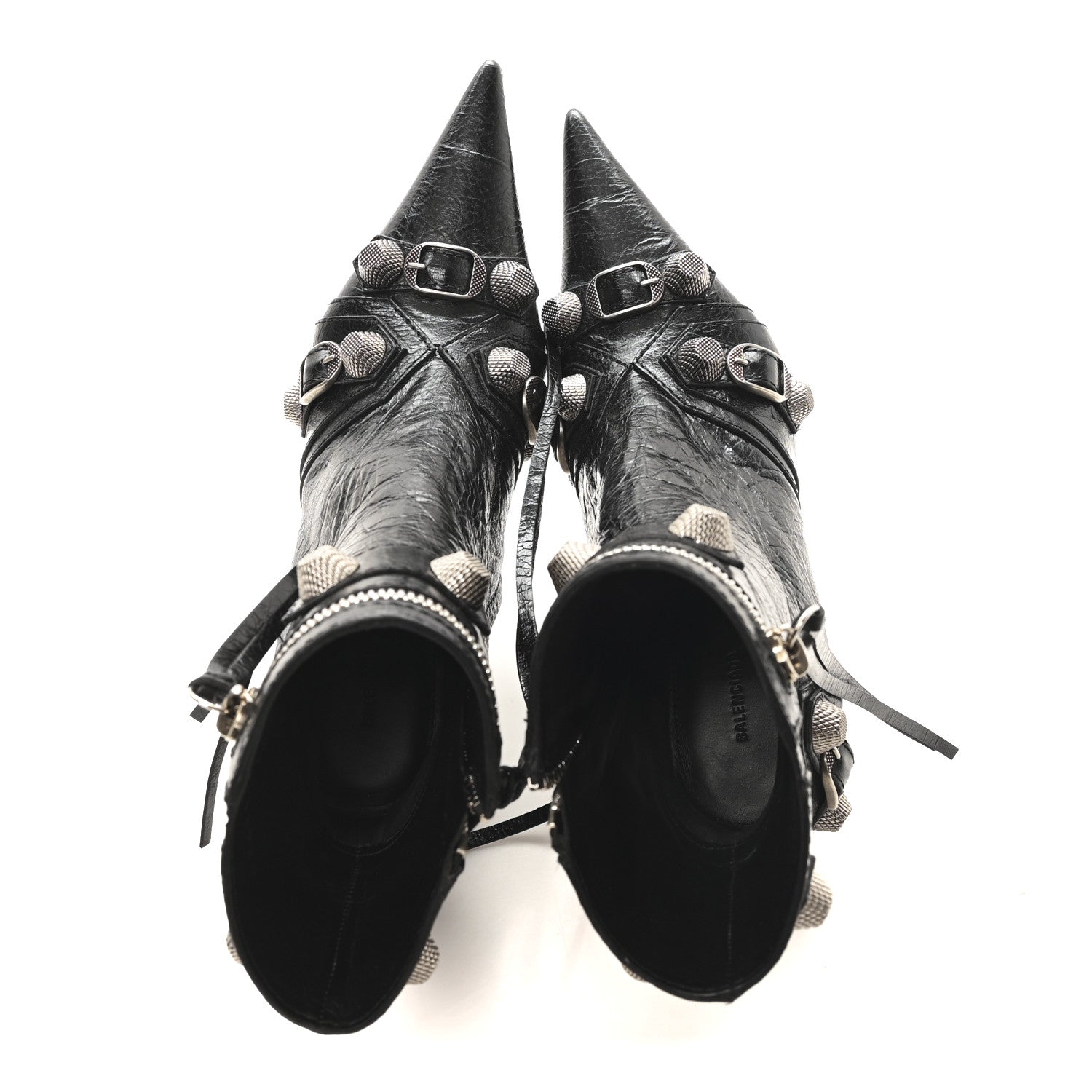 Balenciaga Agneau Arena Cagole 70mm Ankle Boots 35 Black 2 of 9