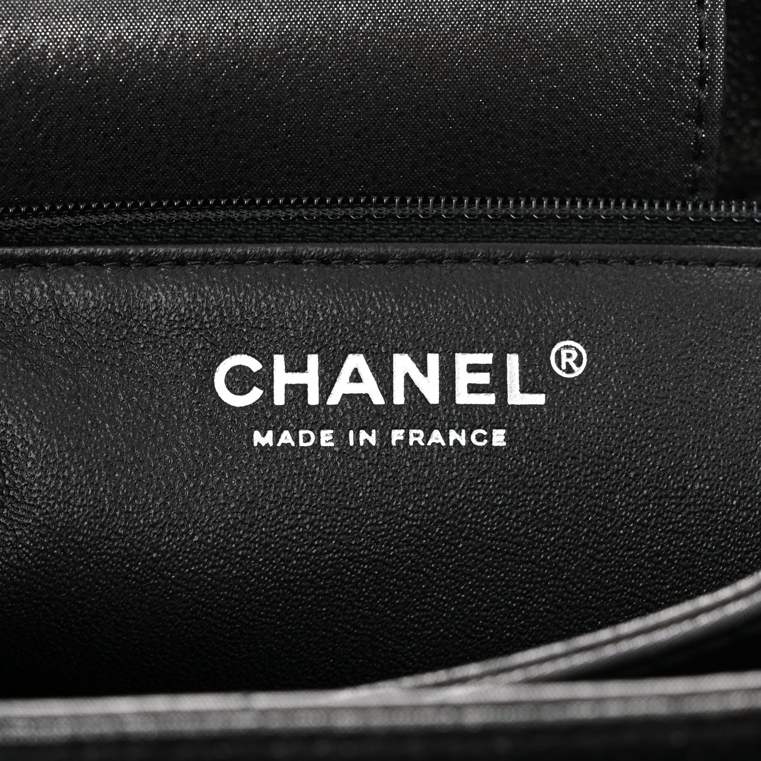 Chanel Iridescent Calfskin CC East West Shopping Tote Black 6 of 10