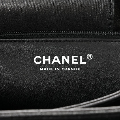 Chanel Iridescent Calfskin CC East West Shopping Tote Black 6 of 10