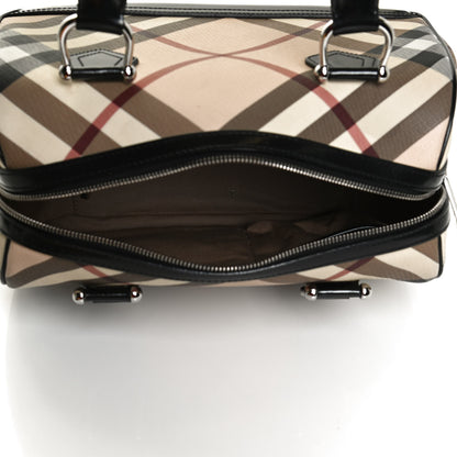 Burberry Nova Check Bowling Bag Black 5 of 12