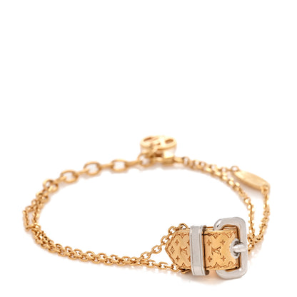 Louis Vuitton Nanogram Buckle Bracelet Gold 1 of 5