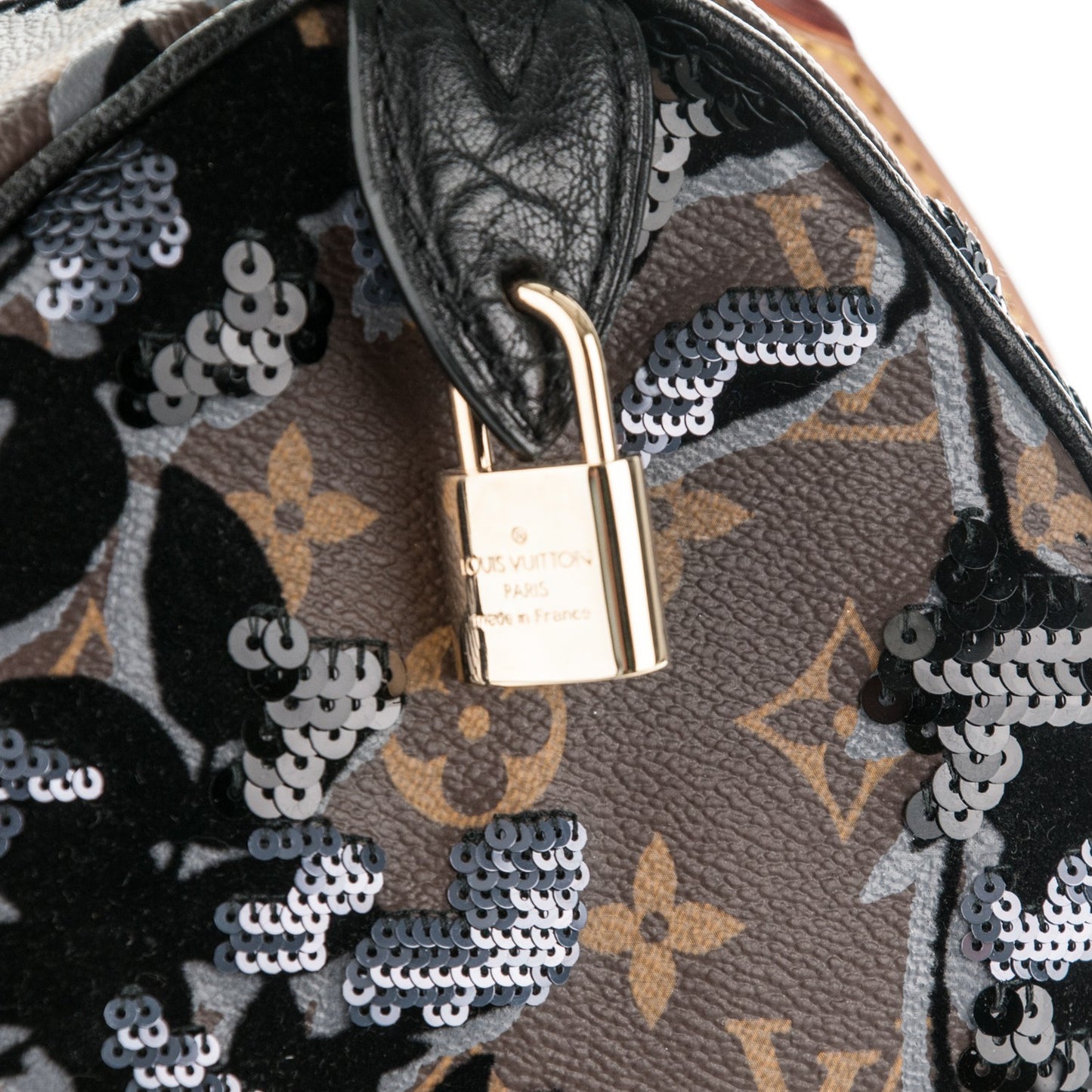 Monogram Fleur De Jais Sequins Speedy 30