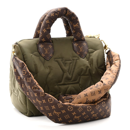 Louis Vuitton Econyl Mini Monogram Pillow Speedy Bandouliere 25 Khaki 3 of 9