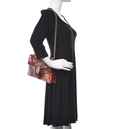 Gucci Calfskin Blooms Print Small Dionysus Shoulder Bag Romantic Cherry Multicolor 2 of 10