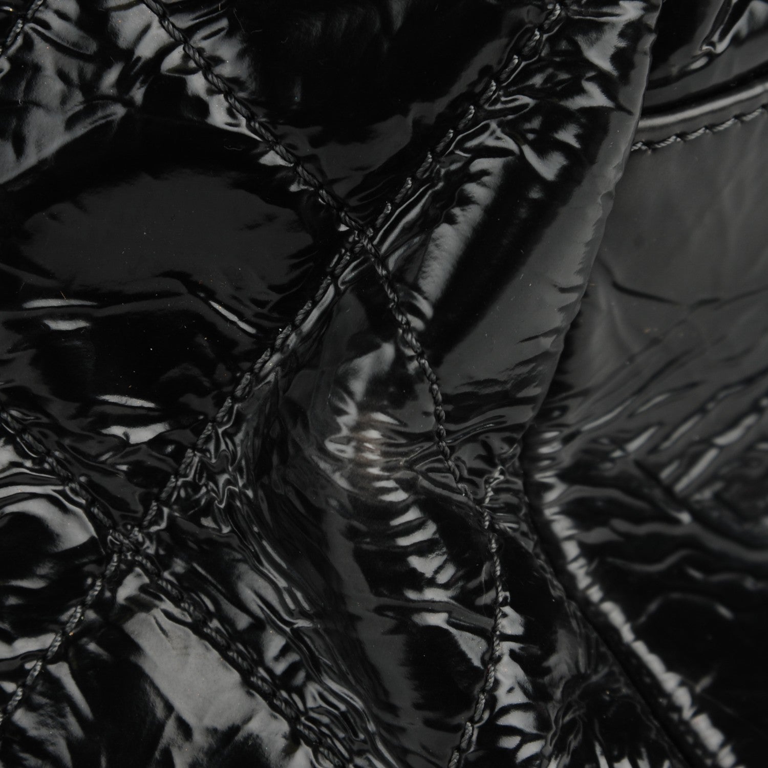 Chanel Patent Petit Timeless Shopping Tote PTT Black 5 of 8