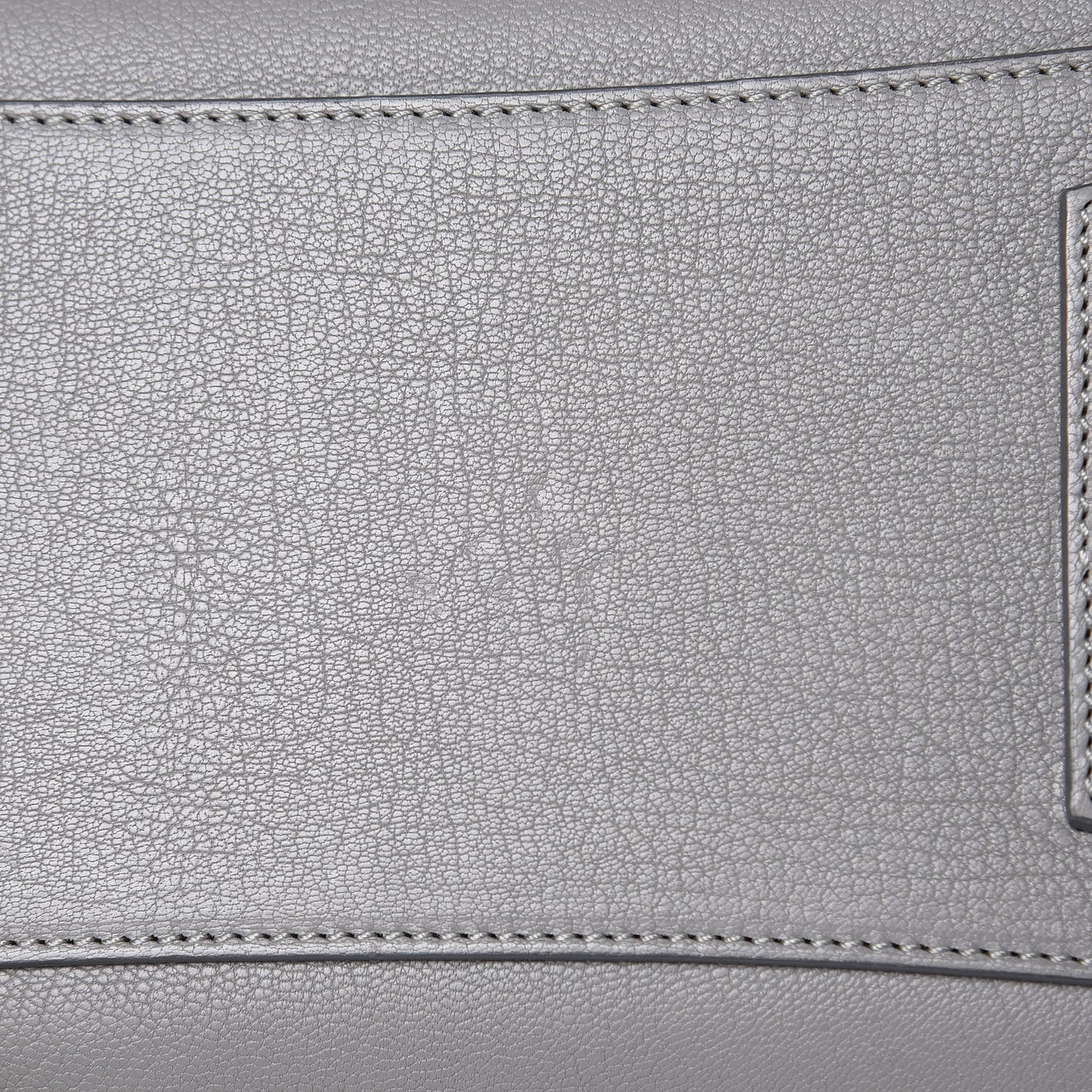 Sugar Goatskin Small Antigona Pearl Grey