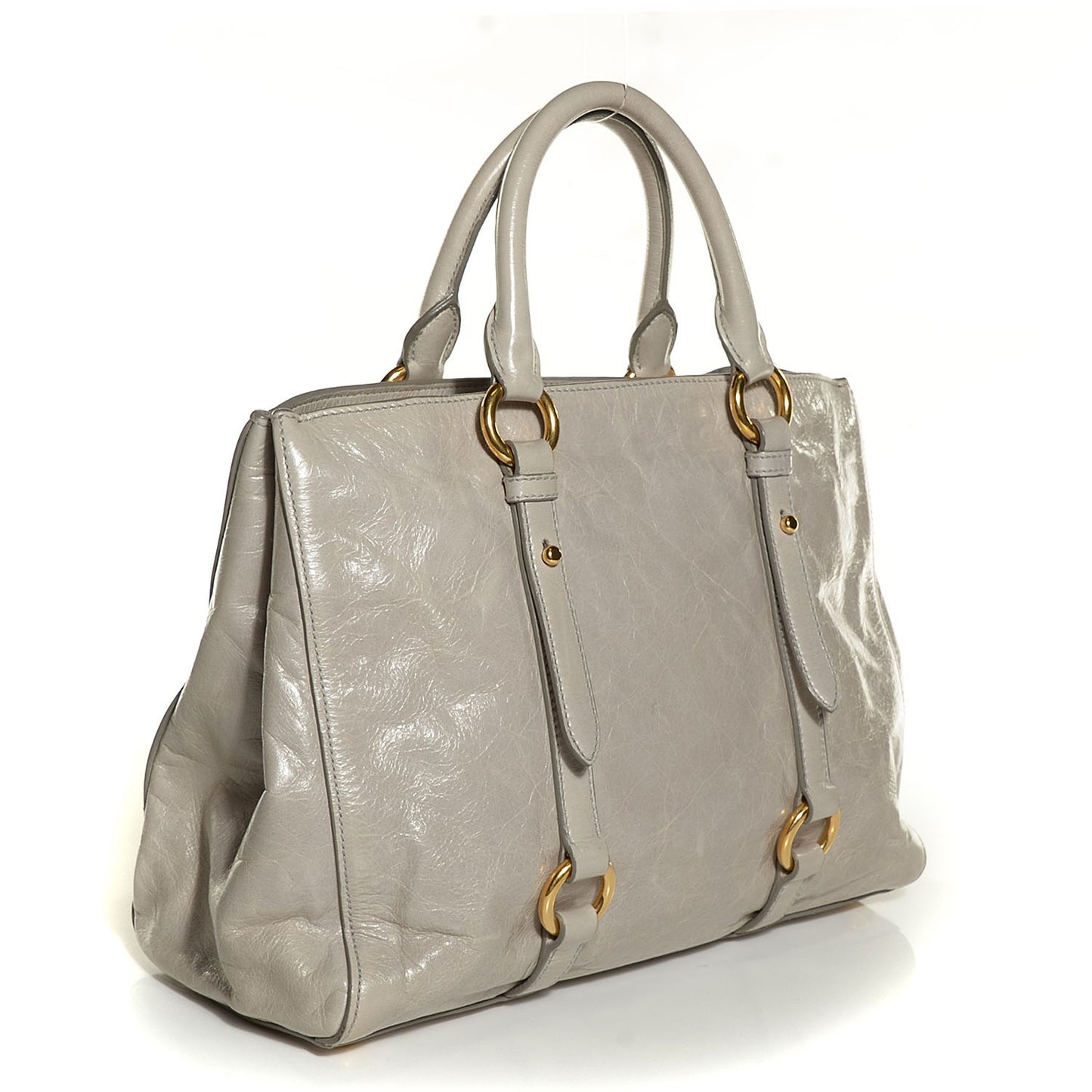 Vitello Shine Tote Nube
