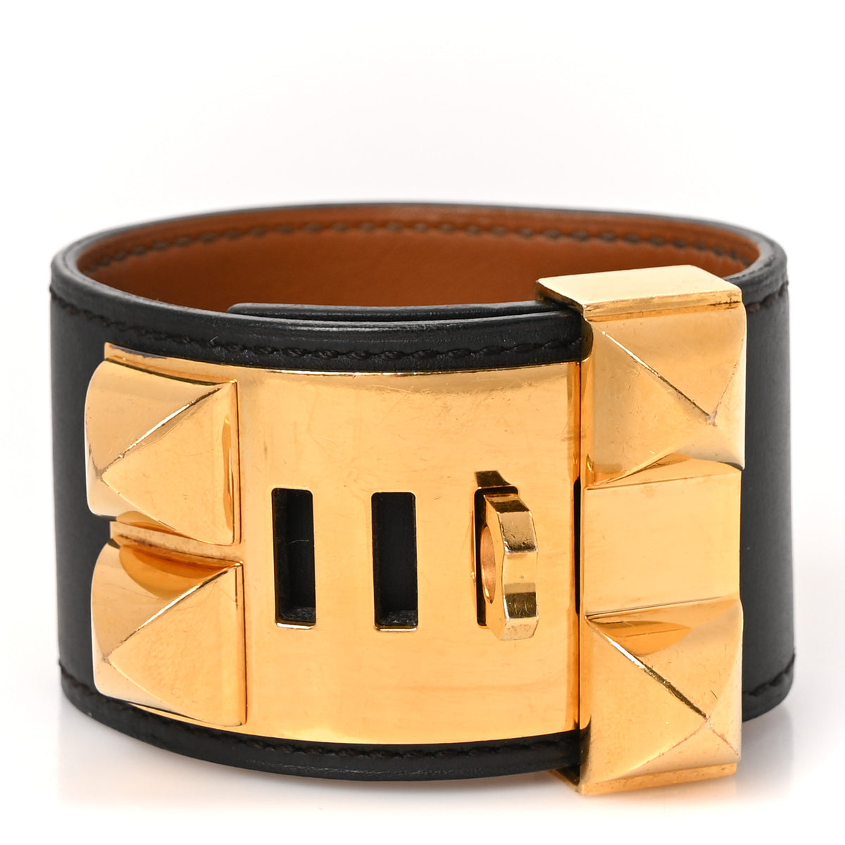 Hermes Swift Collier de Chien CDC Bracelet S Black 3 of 7