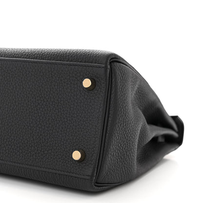 Hermes Togo Kelly Retourne 28 Black 9 of 10