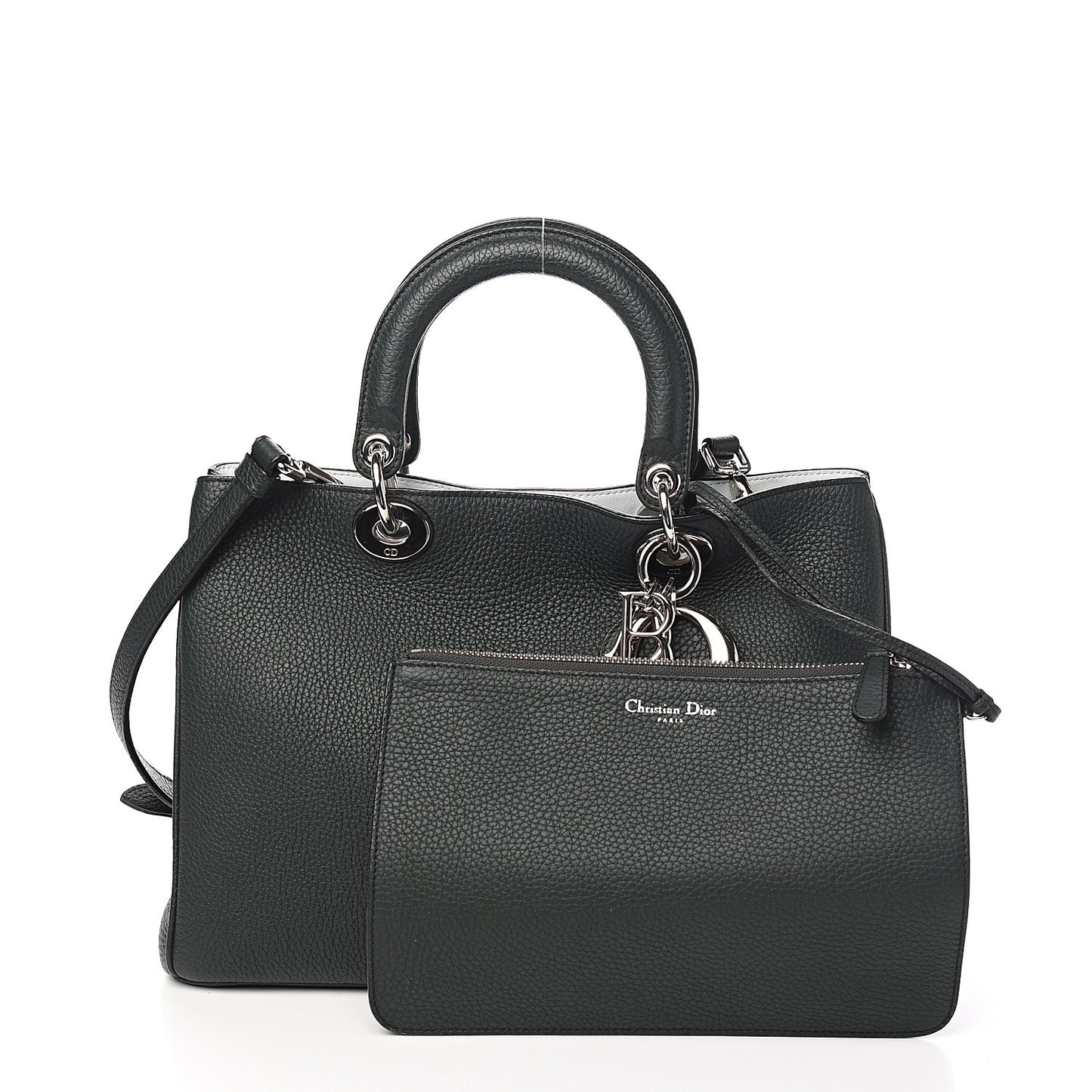 Bullcalf Medium Diorissimo Tote Dark Green