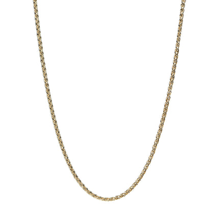 Cartier 18K Yellow Gold Wheat Chain Necklace 1 of 7
