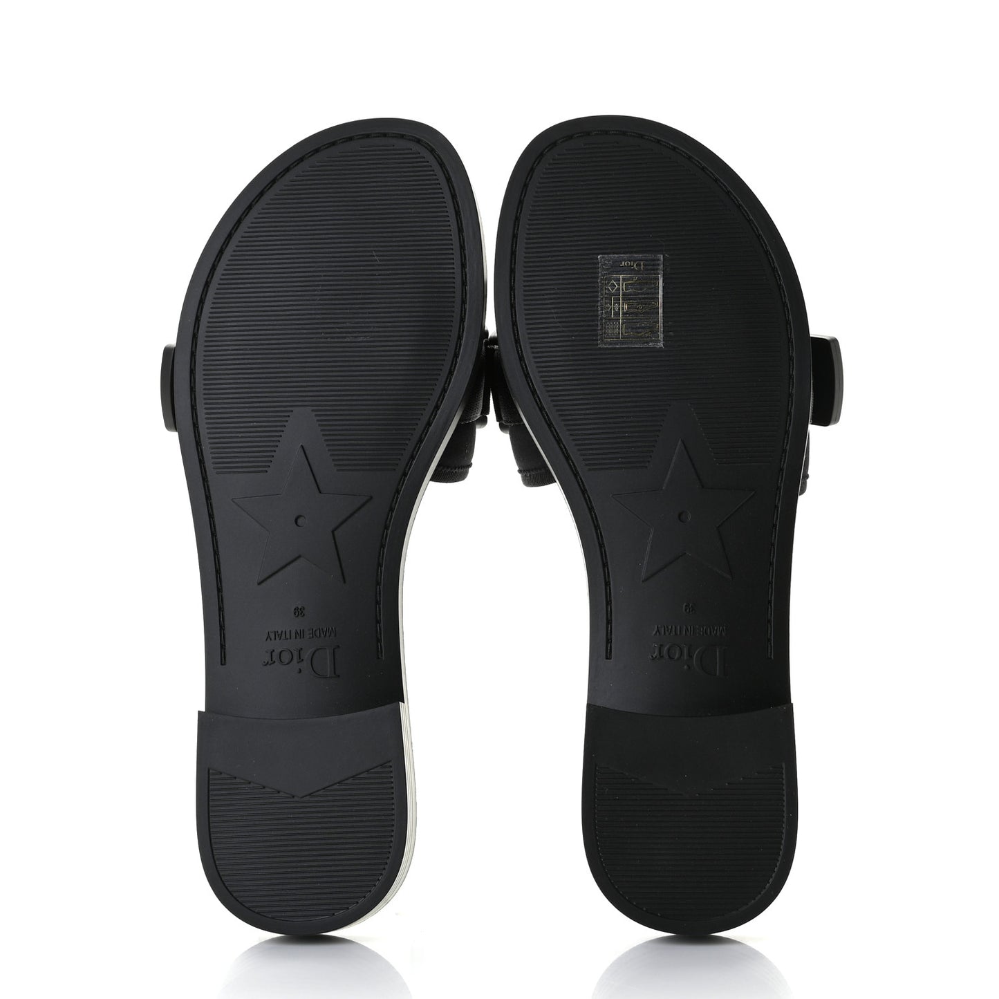 Technical Stretch Fabric Camouflage Dio(r)evolution Slide Sandals 39 Black Military