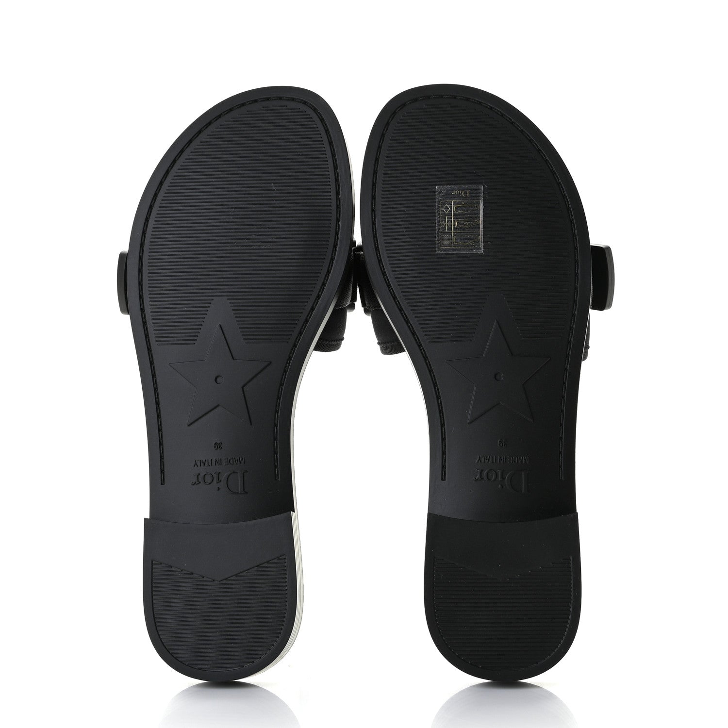 Christian Dior Technical Stretch Fabric Camouflage Dio(r)evolution Slide Sandals 39 Black Military 6 of 9