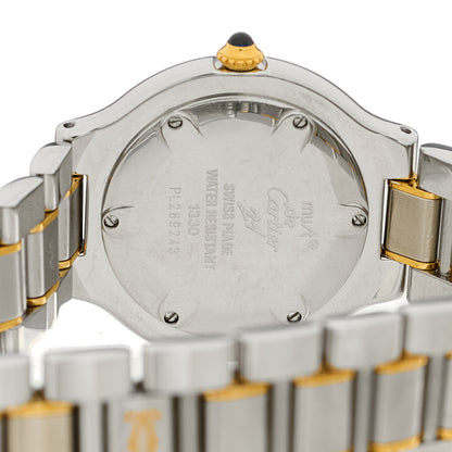 Cartier Stainless Steel 18K Yellow Gold 31mm Must De 21 Quartz Watch 3 of 3
