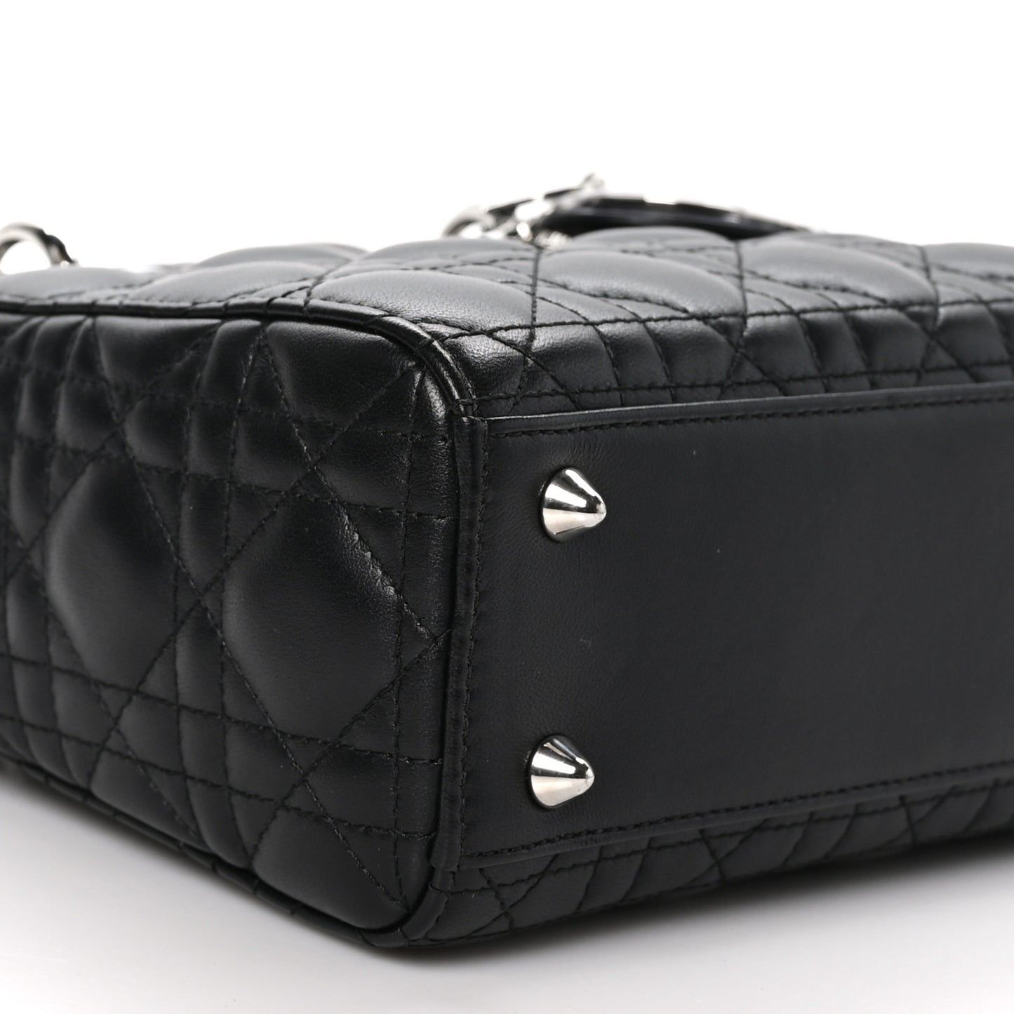 Lambskin Cannage Small My ABCDior Lady Dior Black