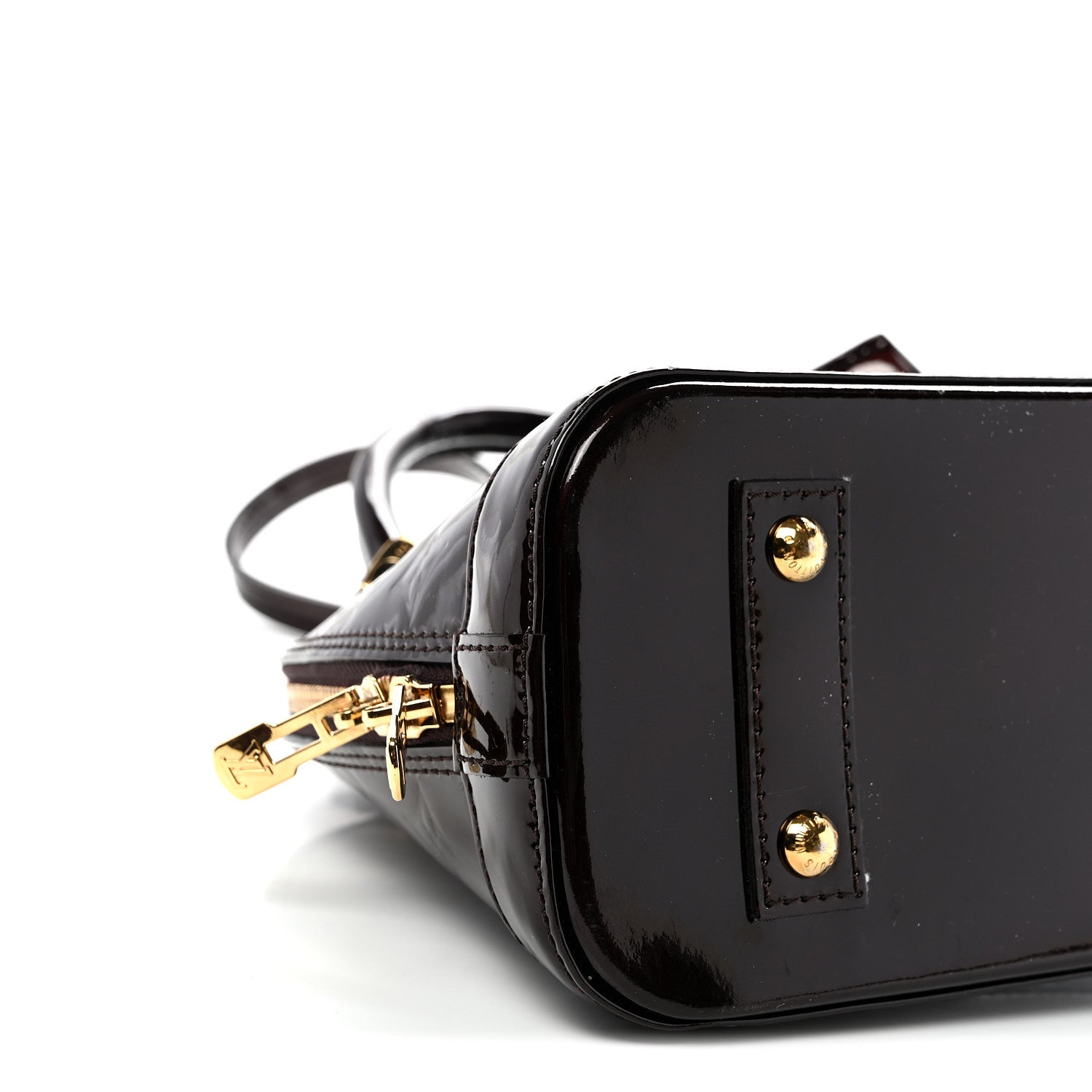 Louis Vuitton Vernis Alma BB Amarante 9 of 10