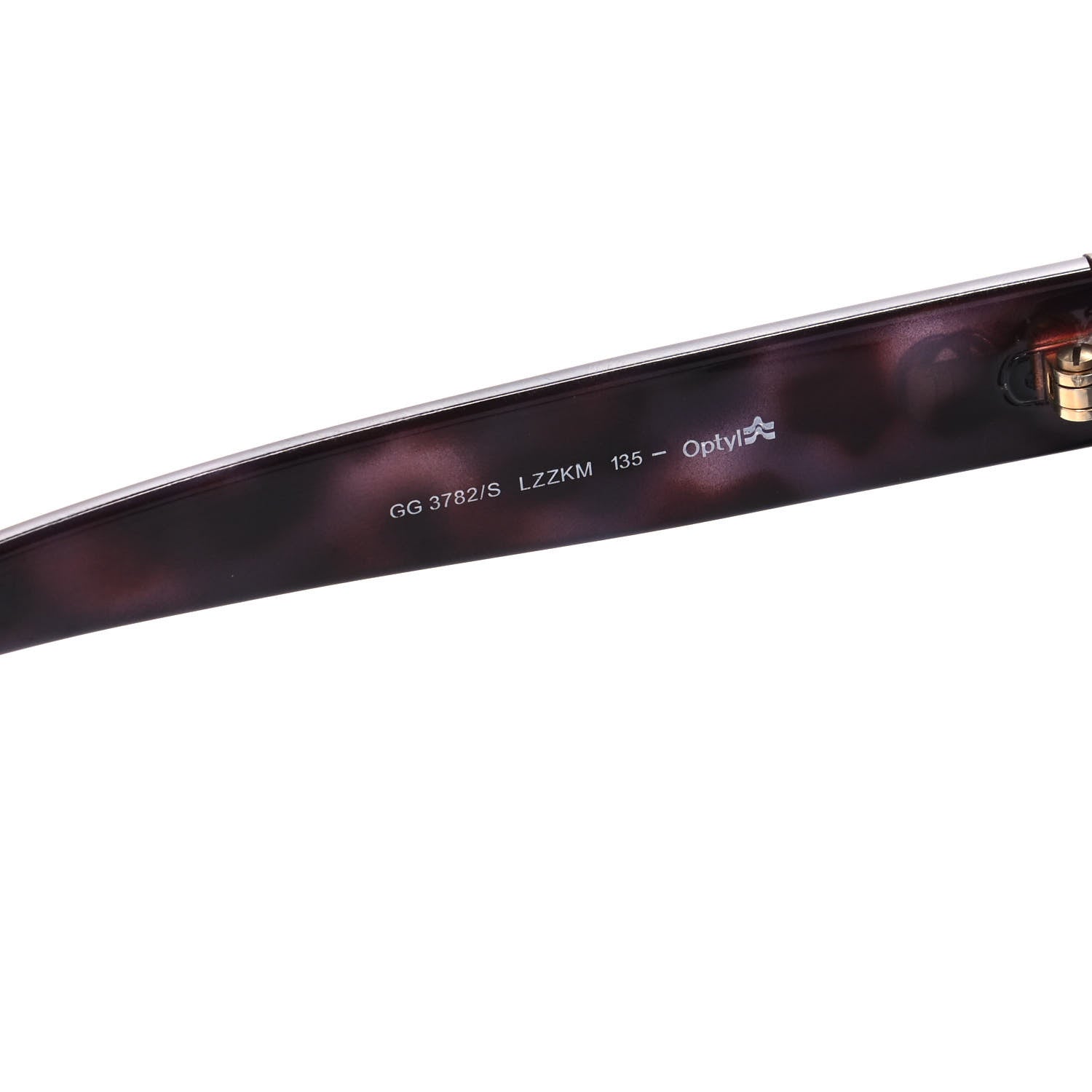 Gucci Cat Eye Sunglasses GG 3782/S Havana Purple 5 of 9