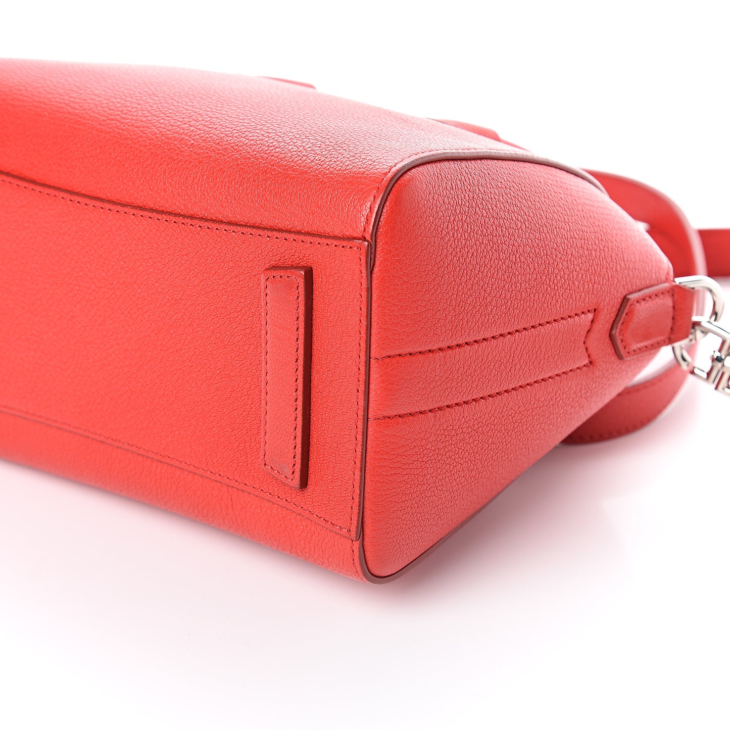 Sugar Goatskin Mini Antigona Medium Red
