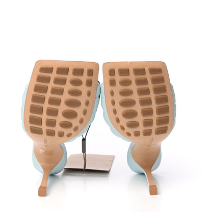 Bottega Veneta Nappa Matelasse Padded Mule Sandals 39 Topazio 5 of 9