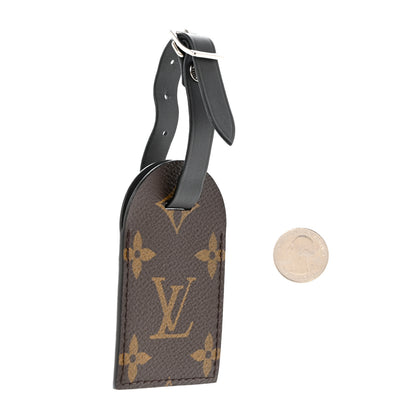 Louis Vuitton Monogram Luggage Tag Black 2 of 4