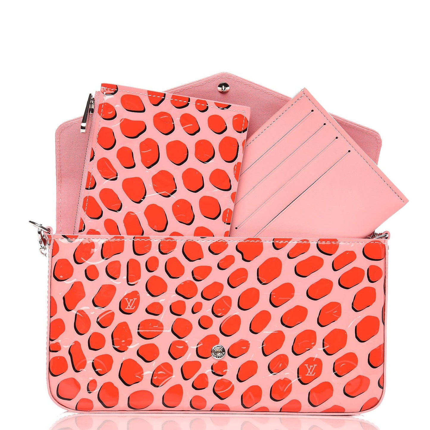 Vernis Jungle Dots Pochette Felicie Sugar Pink Poppy
