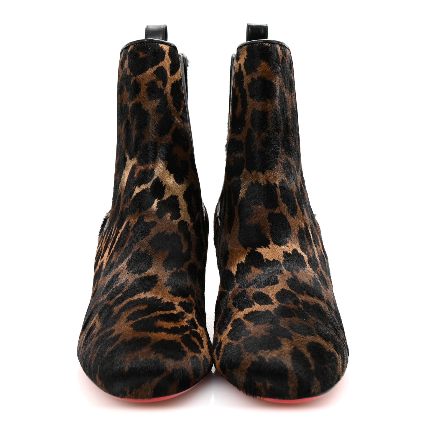 Pony Kid Leopard Turelastic 55 Ankle Boots 41 Brown Black