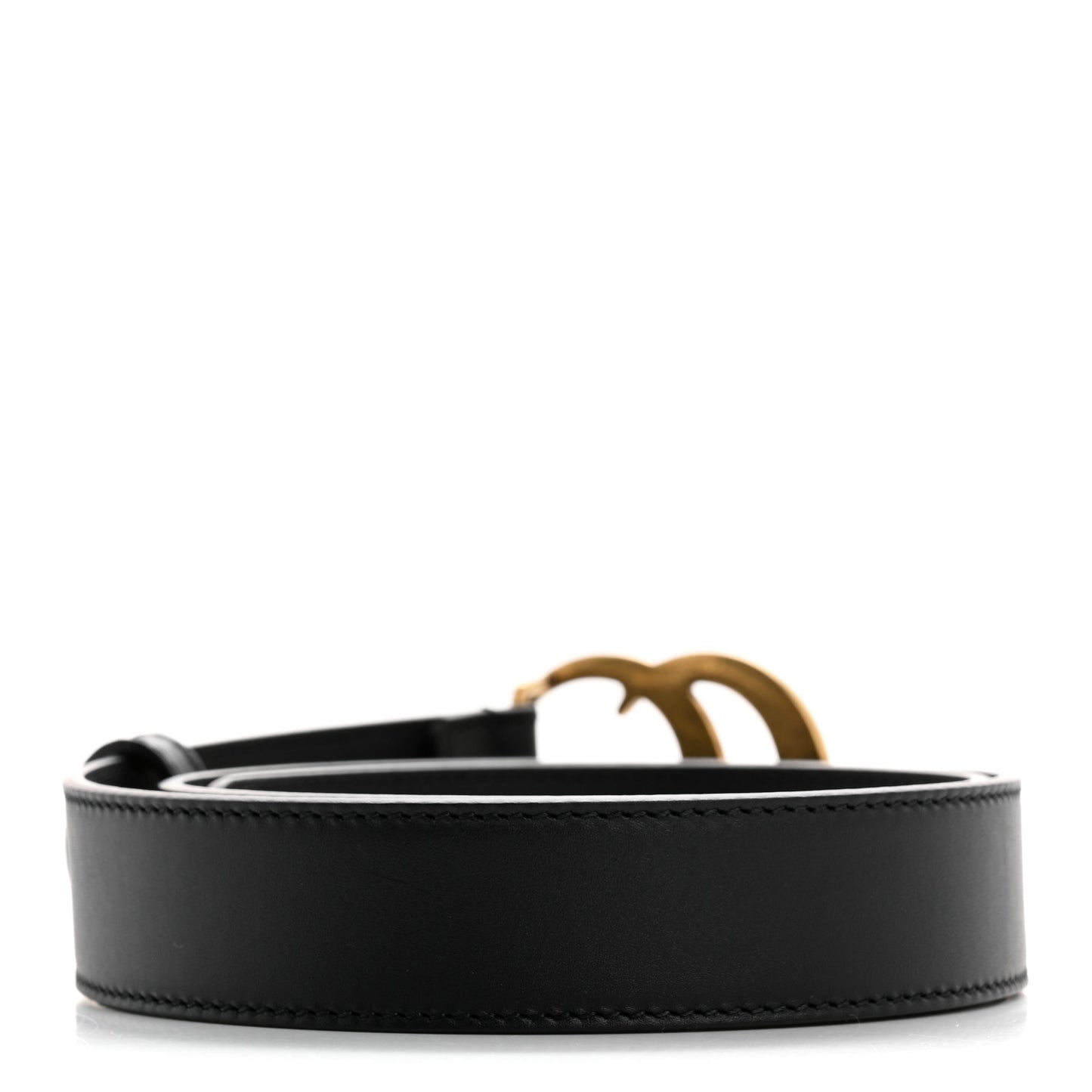 Calfskin Double G Belt 75 30 Black