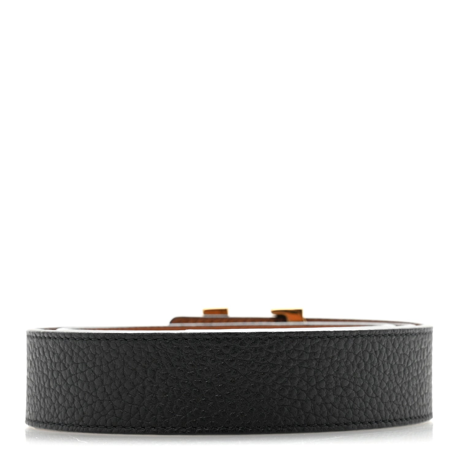 Louis Vuitton Taurillon Calfskin 30mm LV Initiales Reversible Belt 75 30 Black 2 of 6