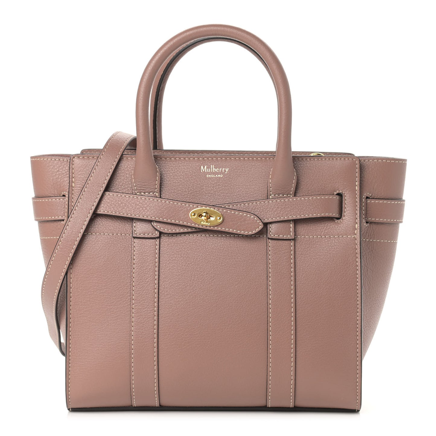 Small Classic Grain Mini Zipped Bayswater Dark Blush