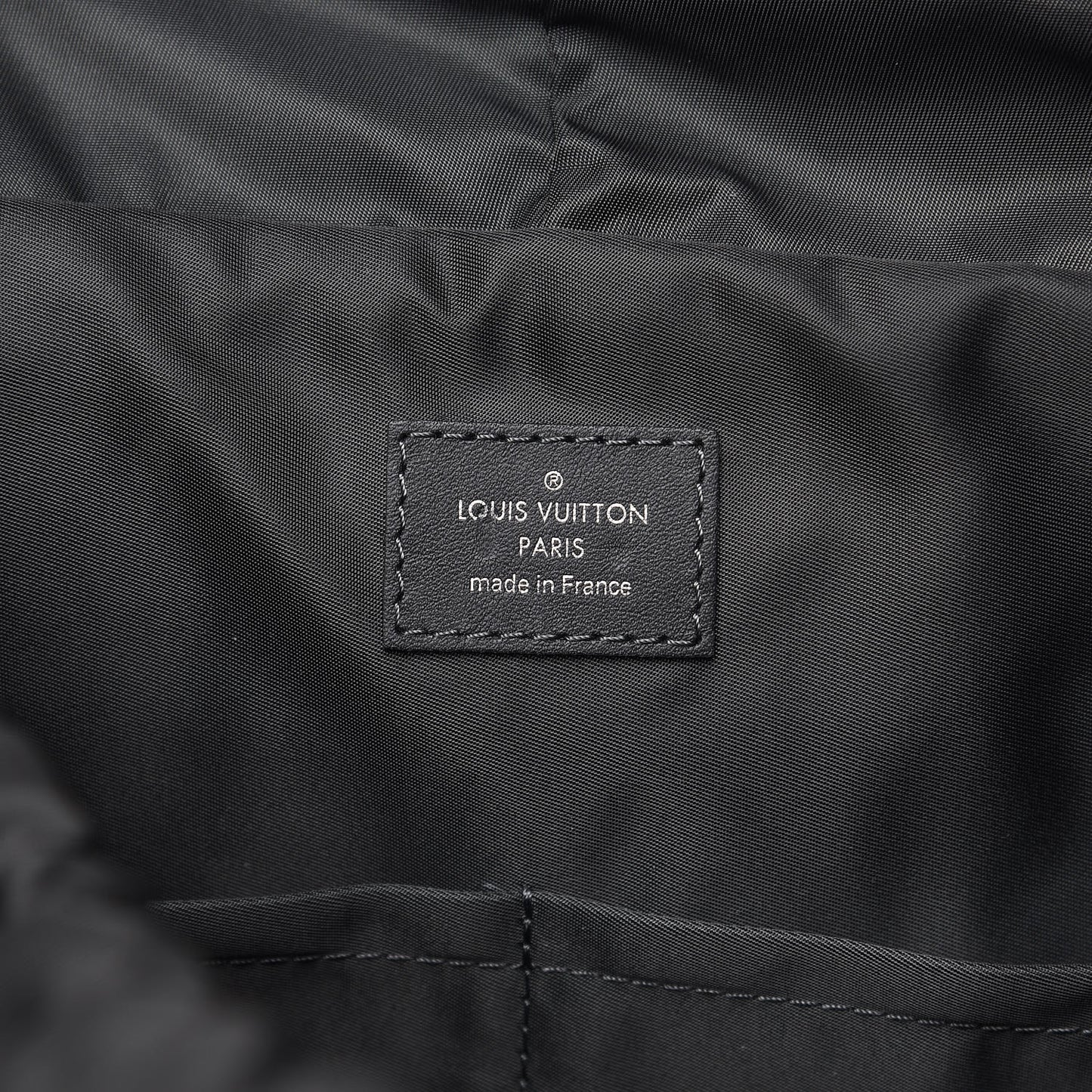 Calfskin Nylon V Line Pulse Backpack Asphalt