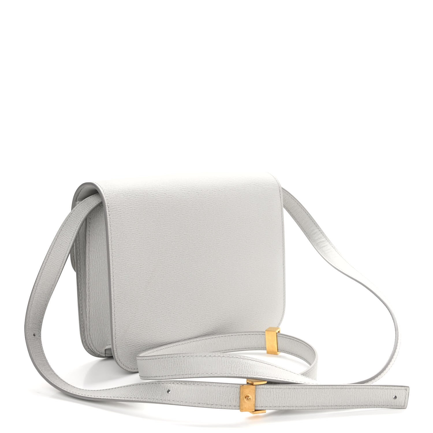 Celine Liege Calfskin Teen Classic Box Flap Bag Pale Grey 3 of 10