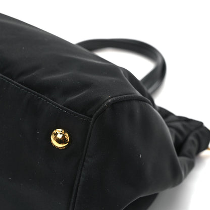 Prada Tessuto Nylon Saffiano Shopping Tote Black 10 of 10