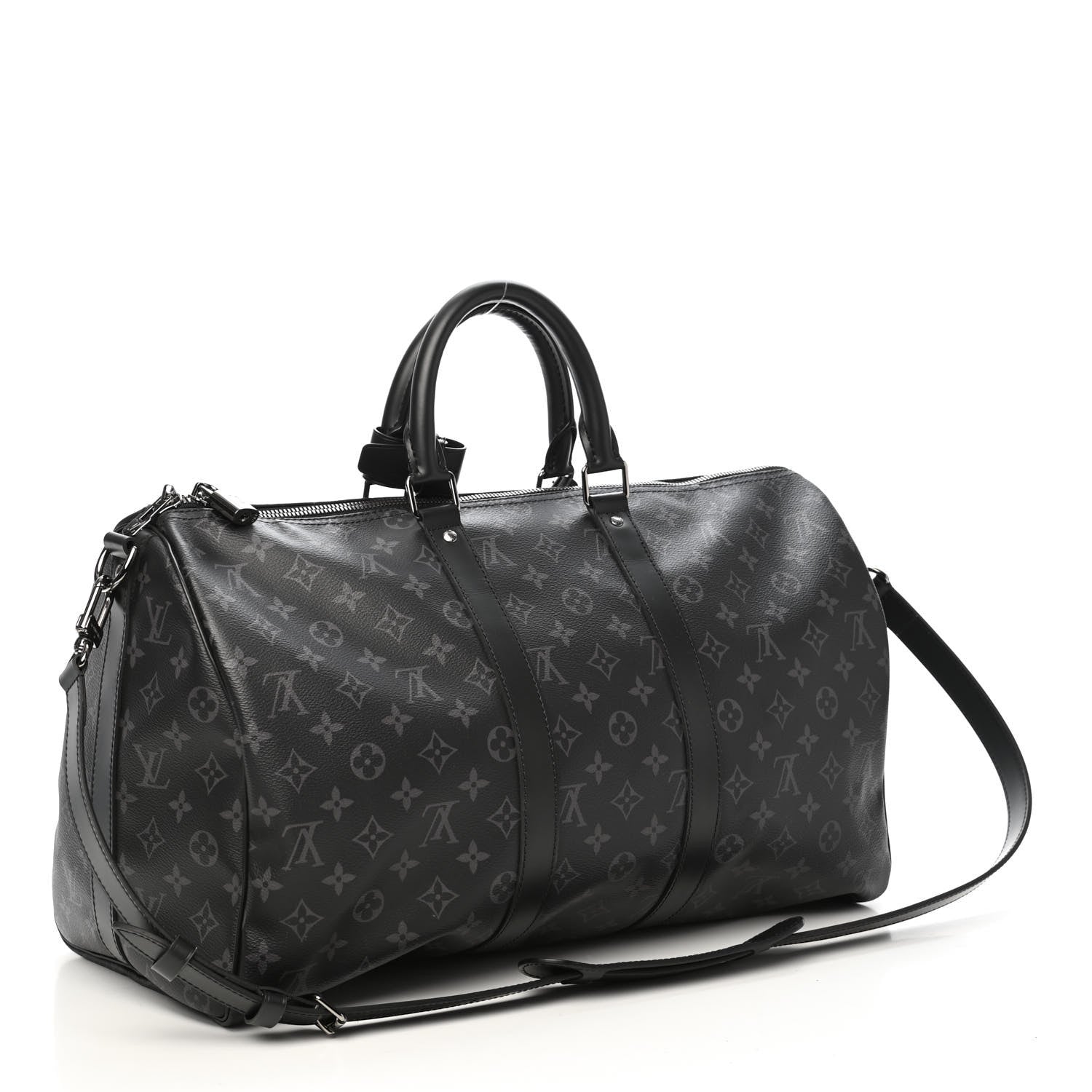 Louis Vuitton Monogram Eclipse Keepall Bandouliere 45 2 of 8